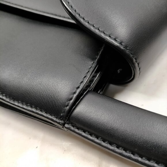 Cartier Hand Bag Black Leather 705-090325 - Picture 8 of 16